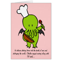 Cuisinier avec Cthulhu Cartes