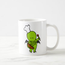 Cuisinier avec Cthulhu Tasse À Café