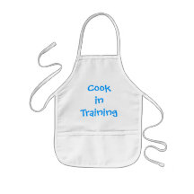 Cuisinier dans la formation tablier