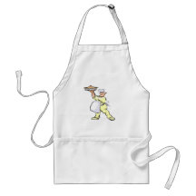 Cuisinier d'homme de tarte tablier