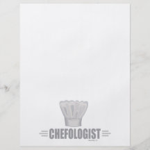 Cuisinier humoristique, chef prospectus