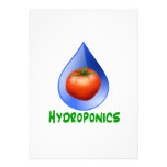 Culture hydroponique-Tomate, texte vert, baisse bl Invitation Personnalisée