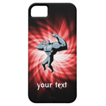 Culturiste ; rouge coques iPhone 5 Case-Mate