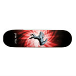 Culturiste ; rouge plateaux de skateboards