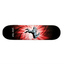 Culturiste ; rouge plateaux de skateboards