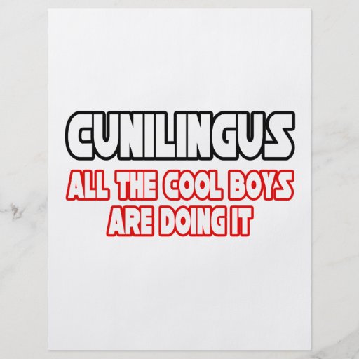 Cunilingus… tous les garçons frais le font prospectus