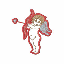 Cupidon avec l'arc polos brodés