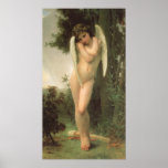 Cupidon, cupidon, ange victorien vintage de Bougue Affiche
