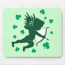 Cupidon irlandais tapis de souris