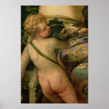 Cupidon, petit groupe de Vénus et Adonis, 1580 Affiches