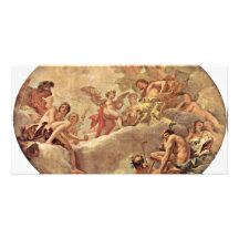 Cupidus avant Jupiter par Ricci Sebastiano Cartes De Vœux Avec Photo