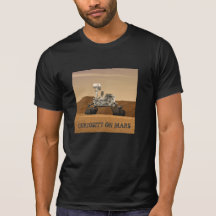 Curiosité Rover sur Mars T-shirt