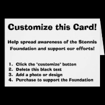 Customisez cette carte ! cartes