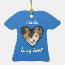 Customisez un hommage/mémorial de chat d'animal fa ornements de noël