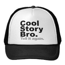 Customisez vos propres : L'histoire fraîche Bro l' Casquette