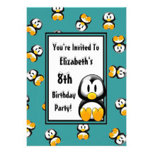 Customisez votre fête d'anniversaire de thème de p invitation personnalisable