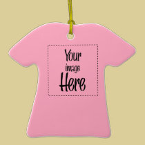 Customisez votre propre ornement rose de vacances  ornements
