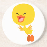 Cute Flying Cartoon Duckling Coaster dessous de verres