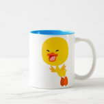 Cute Flying Cartoon Duckling Mug tasses