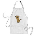 Cute Smiling Cartoon Hyena Apron tabliers