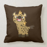 Cute Smiling Cartoon Hyena Pillow oreillers american
