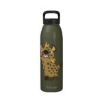 Cute Smiling Cartoon Hyena Water Bottle bouteilles
