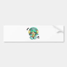 Cutie de musique autocollant pour voiture