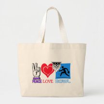 CUVETTE D'AMOUR DE PAIX SAC DE TOILE