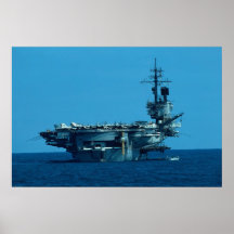 CV-66 "USS Amérique" désarmant en 1996, sévère Affiche