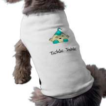 Cyan Kawaii Tickle Monster Dog Clothing