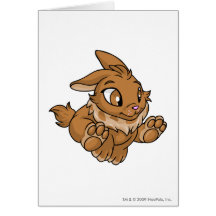 Cybunny Brown Carte De Vœux