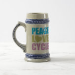 Cycle d'amour de paix tasse
