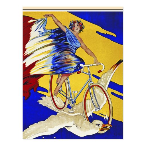 Cycles d'Alcyon - art vintage de bicyclette Cartes Postales