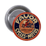 Cycles et moteurs de faveur badges avec agrafe