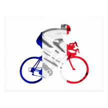 Cycliste de Tour de France Carte Postale