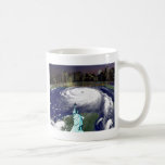 Cyclone superbe Sandy 2012, oeil du storm_ Tasse À Café