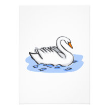 Cygne de frime faire-parts