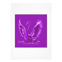 Cygne de Swafari Carton D'invitation