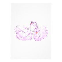 Cygne de Swarrel et de Swendle Cartons D'invitation