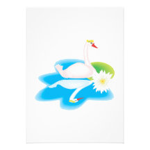 Cygne de Swavanna Invitations Personnalisées