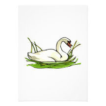 Cygne de Sweepa Invitations Personnalisées