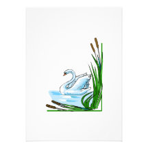 Cygne de Swonner Invitation Personnalisée