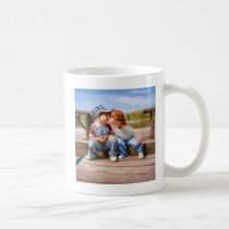 D'abord tasse de baiser tasses