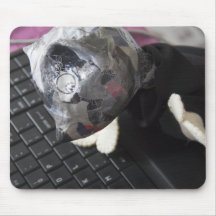Dactylographie de souris tapis de souris