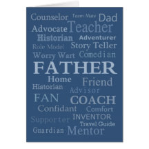 *Daddy vous a faits Know* Carte De Vœux