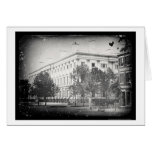 Daguerréotype 1846 de bureau de poste de C.C Carte De Vœux