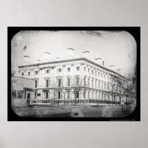 Daguerréotype 1846 de bureau de poste de C.C Affiches