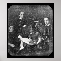 Daguerréotype 1851 de McAllister de famille Poster