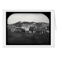 Daguerréotype carré 1851 de Portsmouth San Francis Carte