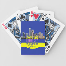 DALLAS LE TEXAS CARTES À JOUER